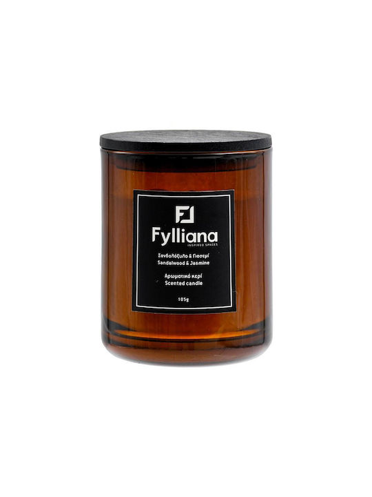 Fylliana Aromatic Candle Fl6478 In Jar With Jasmine Perfume 105gr