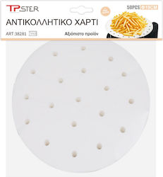 Tpster Незалепващи Хартии За Печене 19x19см 50 Бройки