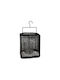 Felinar Sticlă De masă Negru 18x18x20buc 1buc