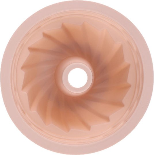 Tpster Silicone Cake Baking Pan Pink 15x6.35cm