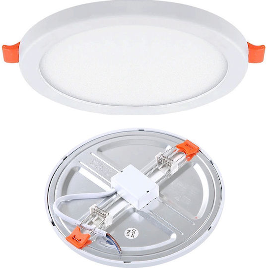 Lucas Rund Vertieft LED Panel 8W