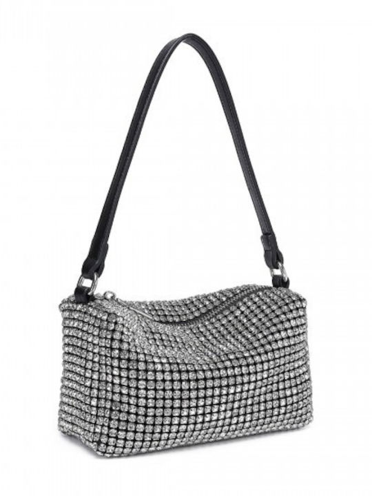 Damentasche Handtasche Silber