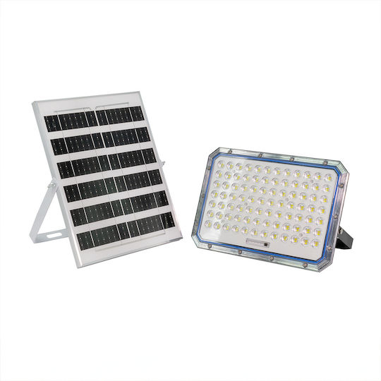 Jortan Στεγανός Ηλιακός Προβολέας LED 2000W Ψυχρό Λευκό 6500K με Τηλεχειριστήριο IP66