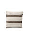 Sofa Cushion White Black Brown 50x50cm