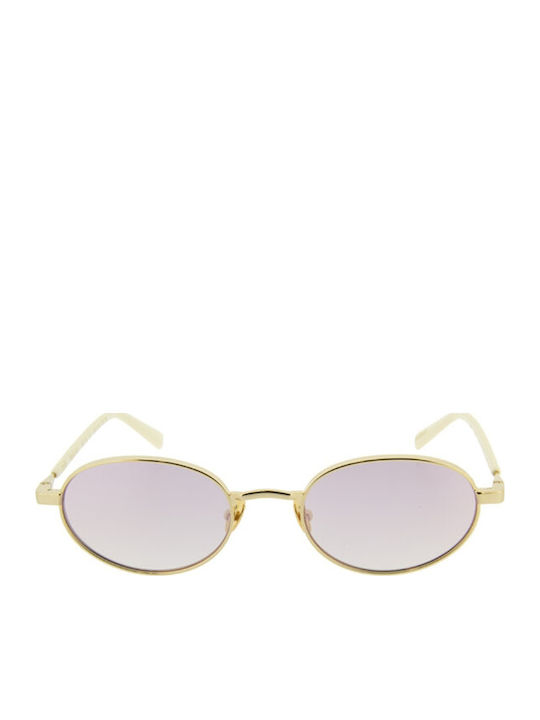 Gast Women's Sunglasses with Gold Metal Frame and Pink Gradient Lens JD03