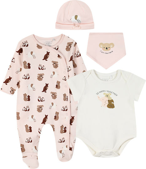 Energiers Baby Gift Set for Girl 4pcs