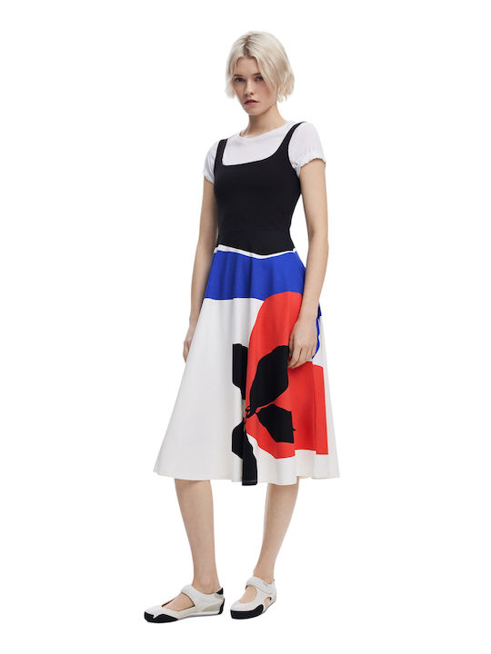 Desigual Lacroix Φόρεμα All day Πολύχρωμο