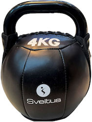 Kettlebell Sveltus Soft Pu Negru 4 kg