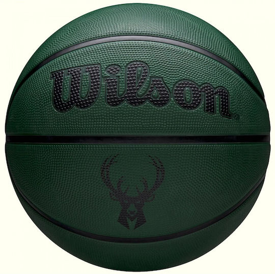 Wilson Team Tribute Solid Milwaukee Bucks Basket Ball Outdoor
