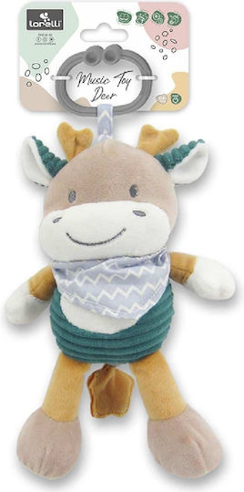 Lorelli Pendant Toy for Cot with Music Deer Blue Natural for 0++ Months