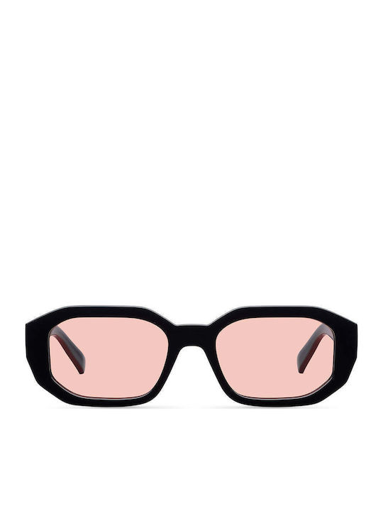 Meller Kessie Unisex Sunglasses with Black Plastic Frame and Black Lens KES-TUTPEACH