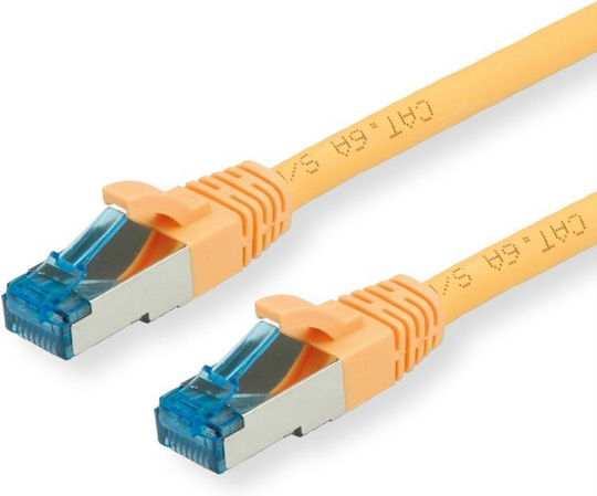 Value S/FTP Cat.6a (Gigabit) Мрежов Кабел Ethernet 0.5м Жълт