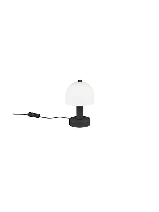 Trio Lighting Decorative Lamp Mushroom with Socket for Bulb E14 Black