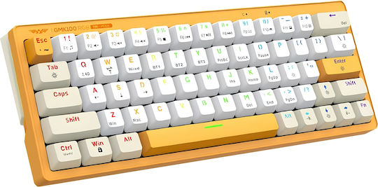 Armaggeddon GMK-100 Wireless Gaming Mechanical Keyboard 60% with Custom Linear switches and RGB lighting (English US) Summer