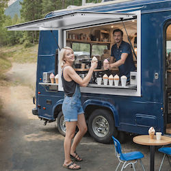 Vevor 36" L X 36" W Concession Stand Παράθυρο Σερβιρίσματος Food Truck Service Τέντα