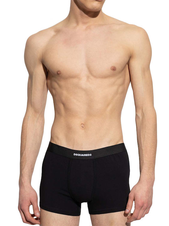 Dsquared2 Мъжки боксерки 2Опаковка Black