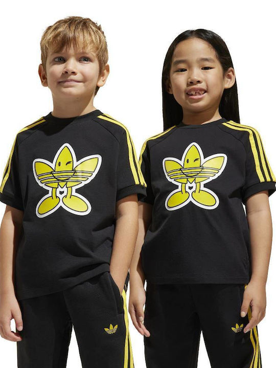 adidas Kinderoberteile Kurzärmelig Schwarz Hero