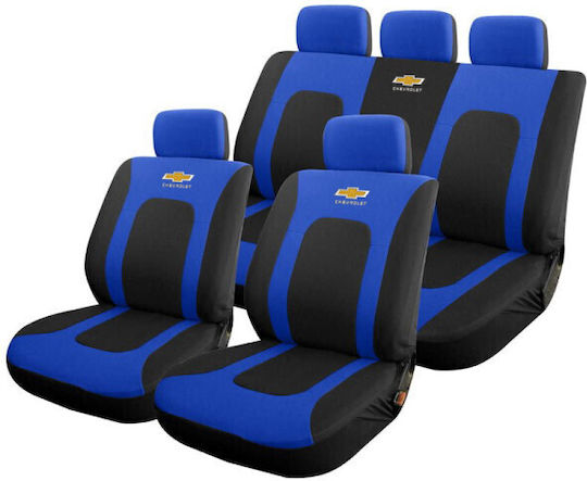 Takeposition Set Autositzbezüge 9Stück Polyester Schwarz