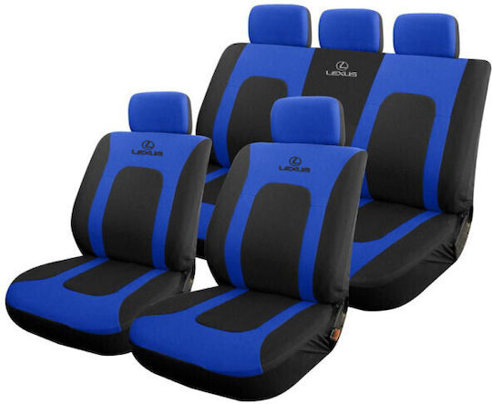 Takeposition Set Huse Auto 9buc Poliester Negru