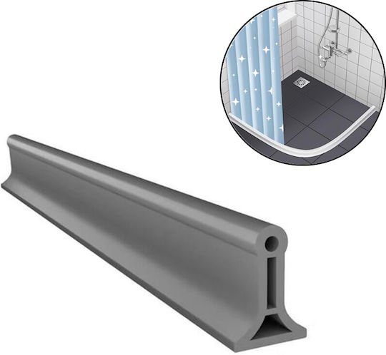 Flexibler selbstklebender Wasserhalte-Streifen 2m Grau