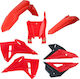 Cycra Motorcycle Plastic Set Red 5pcs