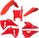 Cycra Motorcycle Plastic Set Red 5pcs