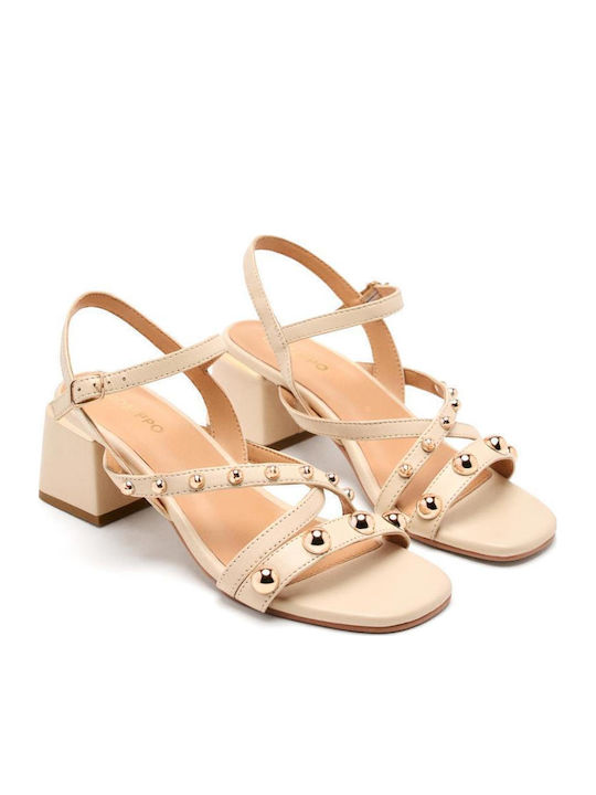 Gioseppo Leder Sandalen Weiß