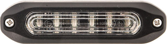 Led Strobo Dasteri 1224v 6 Smd Πορτοκαλί