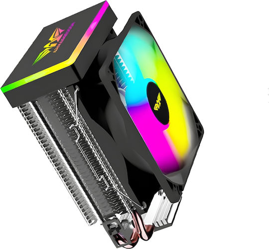 Armaggeddon Blizzard 1 Охладител за ЦПУ за Socket /A/M/4/A/M/5/1/2/0/0/1/1/5/x/1/7/0/0/ с RGB Осветление Черен