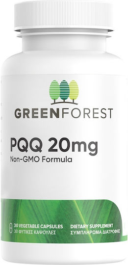 Green Forest PQQ 20mg Συμπλήρωμα για την Μνήμη & τη Συγκέντρωση 30 φυτικές κάψουλες