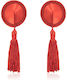 Naughty Toys Round Nipple Covers Rote