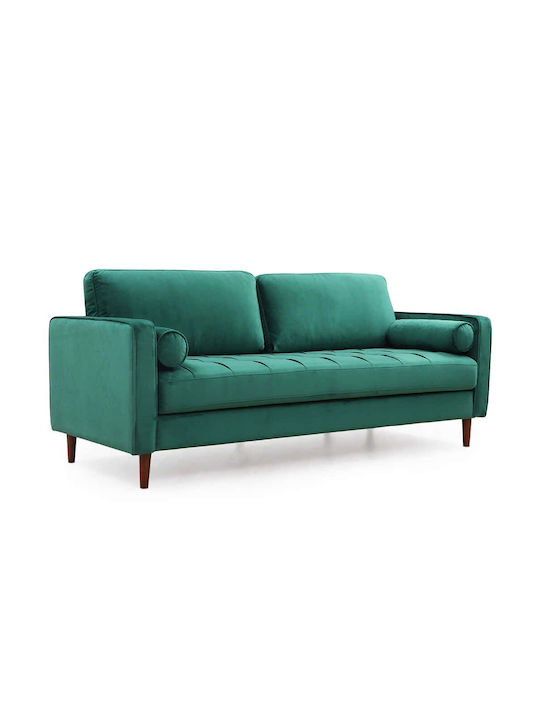 Rome Dreisitzer Sofa Green 215x70x90cm