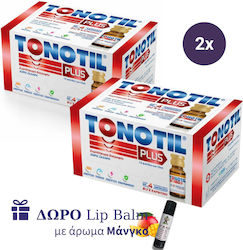Tonotil Plus Βιταμίνη Ενέργεια 300ml 2x15 Φιαλίδια 10ml