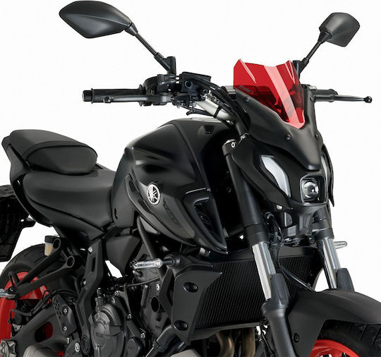 Ζελατινα Red Windshield New Generation Sport Yamaha Mt-07 '21-'24 20618r Puig