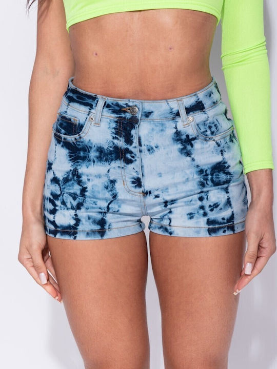Rouxaki Women's Jean Shorts Navy Blue