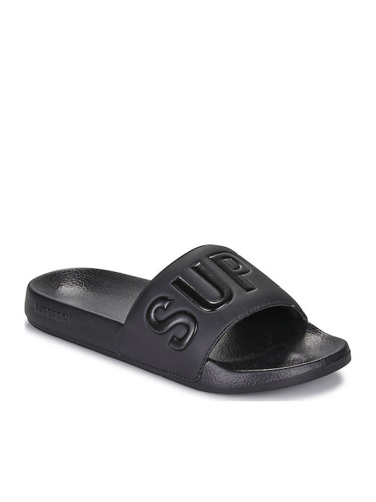 Superdry Core Graphic Slides Black