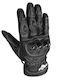 Winter Herren Motorradhandschuhe Leder Schwarz