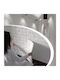 Wall Sticker Off White Stone Pattern Dimensions 70x77cm