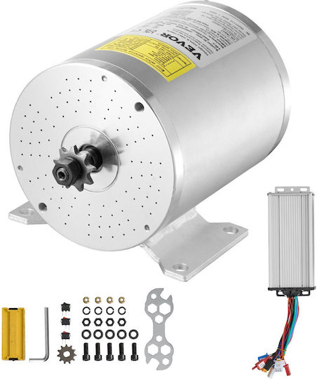 Vevor 48v 2000w Electric DC Brushless Motor Kit Upgraded Speed Controller