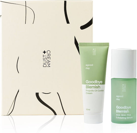 Dust+Cream A Good Day Goodbye Blemish Σετ Περιποίησης για Ενυδάτωση 2τμχ