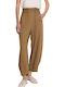 Women's Fabric Trousers Khaki