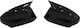 Set 2 Capace Oglindă Stil Batman Renault Fluence 2009-2016 Culoare Negru Pian Negru Lucios Instalare Ușoară Rezistent la UV Material Premium
