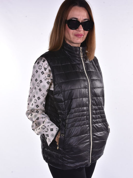 Women's Short Lifestyle Jacket for Winter Black