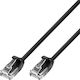 Techly U/UTP Cat.6 Ethernet Network Cable 3m Black