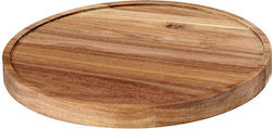 Acacia Wood Double-Sided Presentation Board Wenge Shade Ø30cm Garibaldi Twb05-30-wg