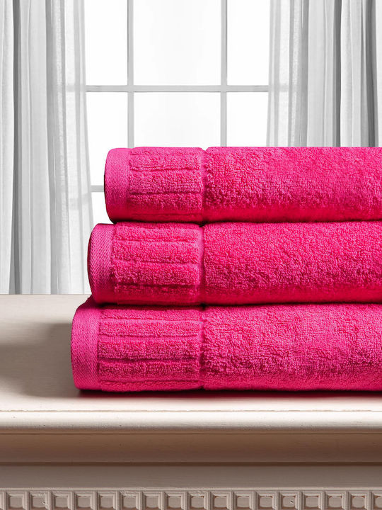 Silk Fashion Melody 40x60cm Fuchsia Bath Towel ...