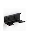 Imex Cârlig de Baie Dublu cu șuruburi ​10x5.8cm Negru
