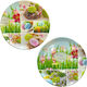 Large Round Easter Tray Ø35cm Bunny's 932146 Ra...