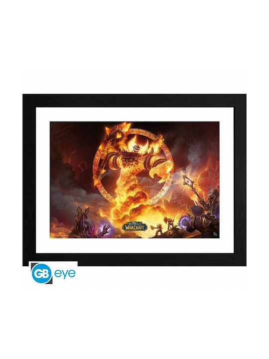 World Warcraft Ragnaros Αφίσα Κορνίζα 31x41cm