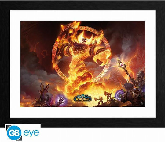 World Warcraft Ragnaros Αφίσα Κορνίζα 31x41cm